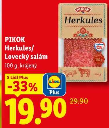 PIKOK Herkules/ Lovecký salám, 100 g
