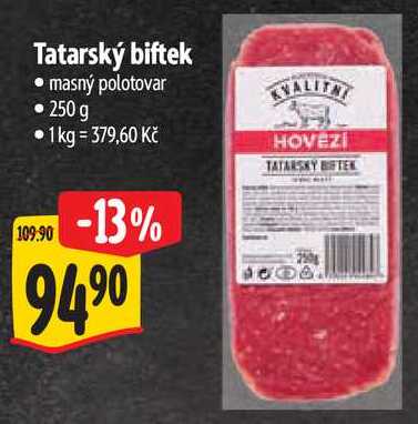 Tatarský biftek, 250 g