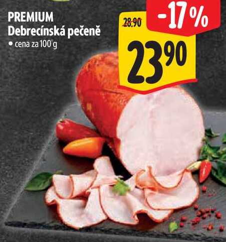 PREMIUM Debrecínská pečeně, cena za 100
