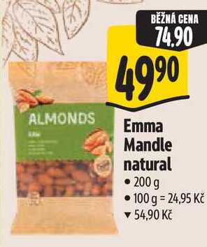 Emma Mandle natural, 200 g