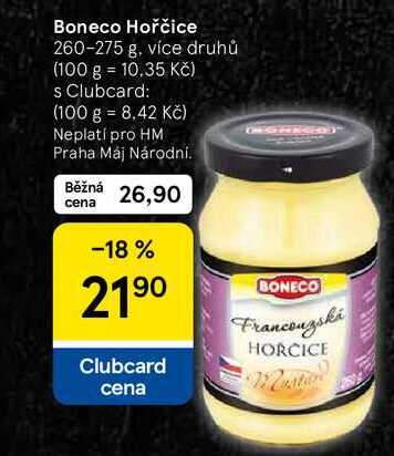 Boneco Hořčice, 260-275 g, více druhů