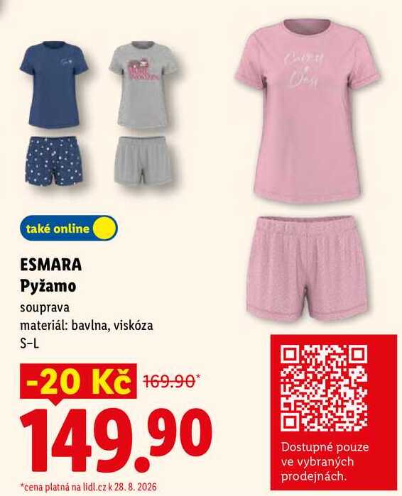 ESMARA Pyžamo souprava 