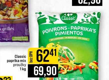 Classic paprika mix proužky 1kg