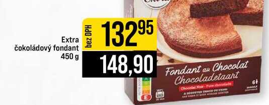 Extra čokoládový fondant 450 g