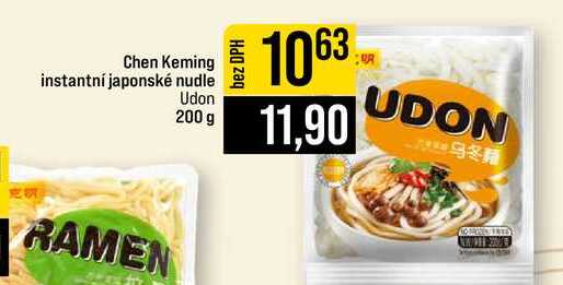 Chen Keming instantní japonské nudle Udon 200 g