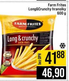 Farm Frites Long&Crunchy hranolky 600 g 