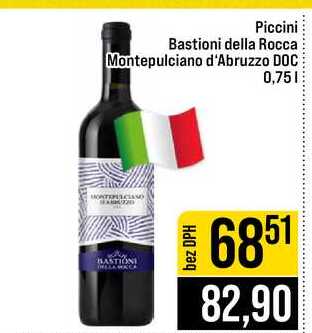 Piccini Bastioni della Rocca Montepulciano d'Abruzzo DOC 0,75l