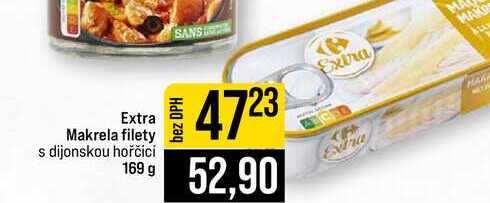 Extra Makrela filety s dijonskou hořčicí 169 g