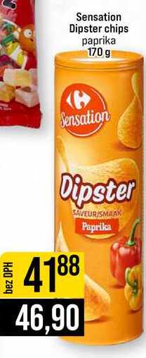 Sensation Dipster chips paprika 170 g