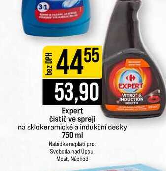 Expert čistič ve spreji na sklokeramické a indukční desky 750 ml  