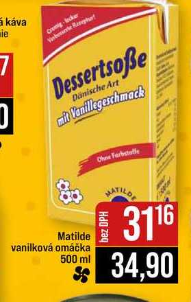 Matilde vanilková omáčka 500 ml 