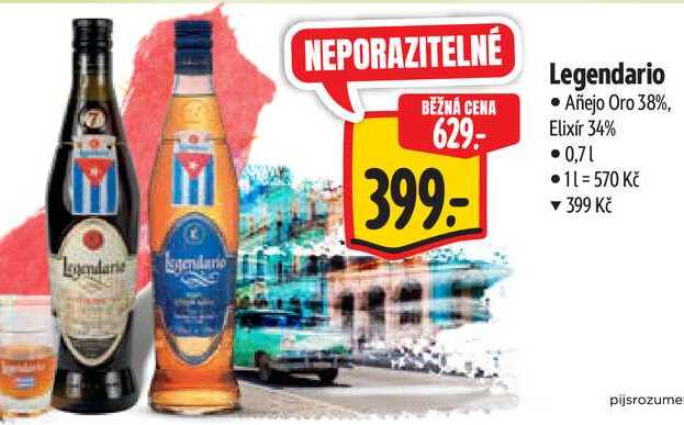 Legendario, 0,7 l