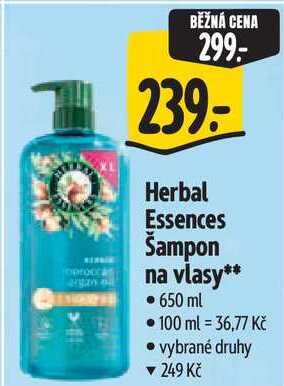 Herbal Essences Sampon na vlasy, 650 ml