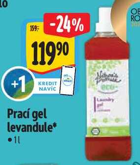 Prací gel levandule, 1 l