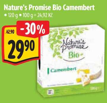 Nature's Promise Bio Camembert, 120 g 