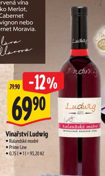 Vinařství Ludwig, 0,75 l