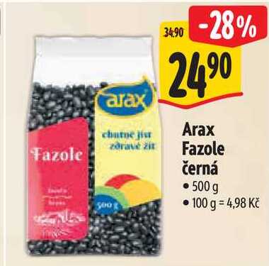 Arax Fazole černá, 500 g