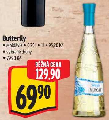 Butterfly, 0,75 l