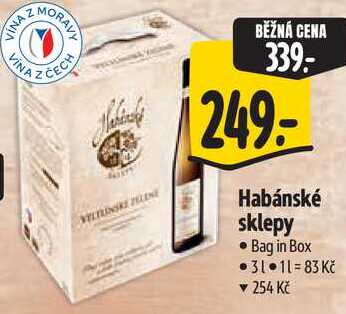 Habánské sklepy, 3 l