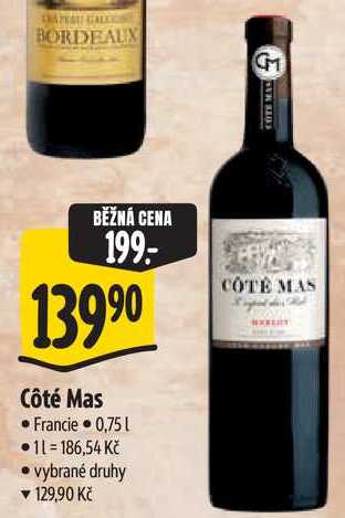 Côté Mas, 0,75 l
