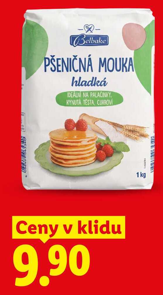 PŠENIČNÁ MOUKA hladká, 1 kg
