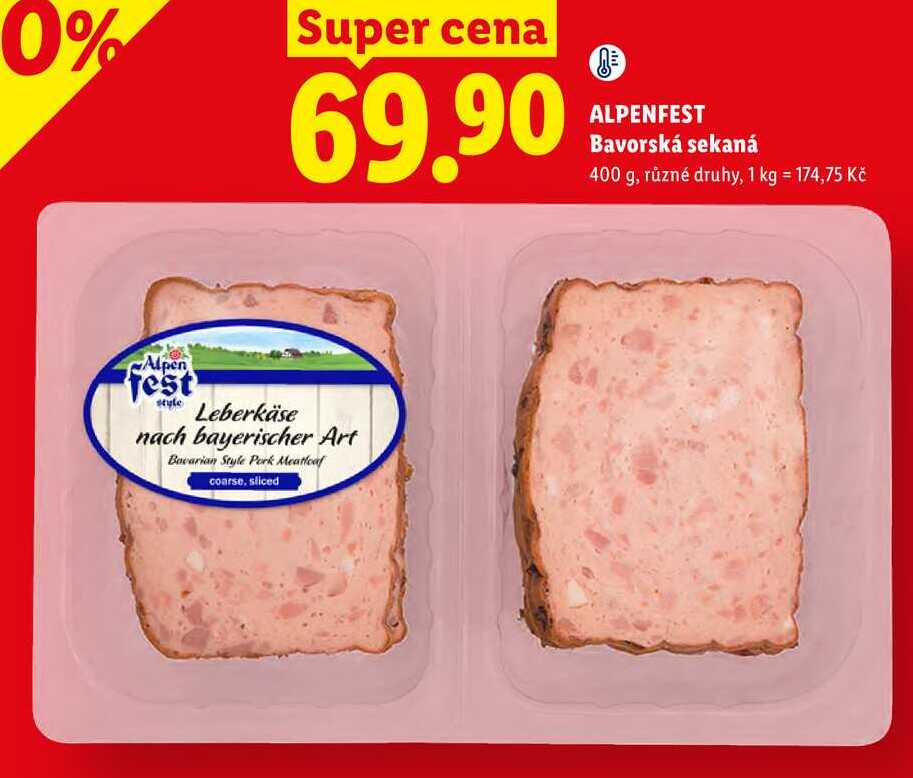 ALPENFEST Bavorská sekaná, 400 g 
