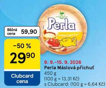 Perla Máslová příchuť, 450 g 