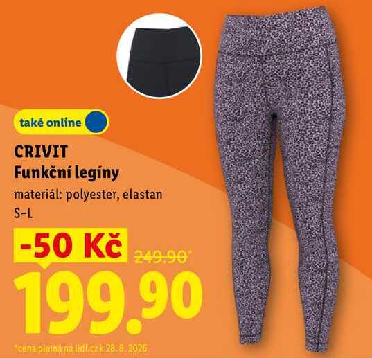 CRIVIT Funkční legíny