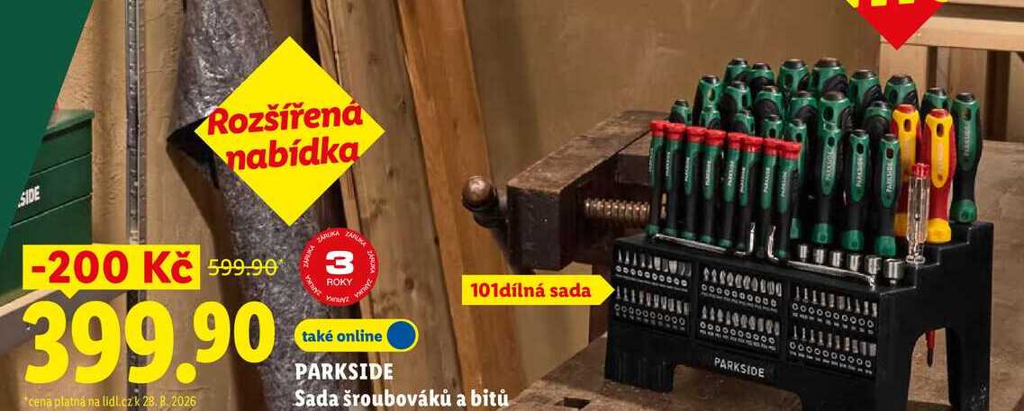 PARKSIDE Sada šroubováků a bitů