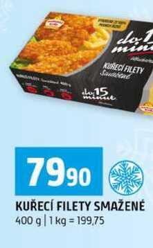 KUŘECÍ FILETY SMAŽENÉ 400 g