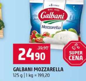 MOZZARELLA 125 g