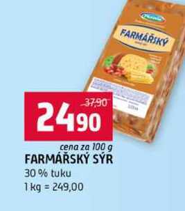 FARMÁŘSKÝ SÝR 30% tuku 100g