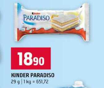 KINDER PARADISO 29 g