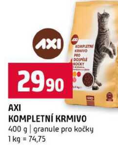 AXI KOMPLETNÍ KRMIVO 400 g granule pro kočky 