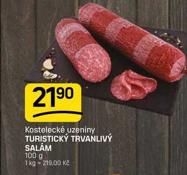 TURISTICKÝ TRVANLIVÝ SALÁM 100 g