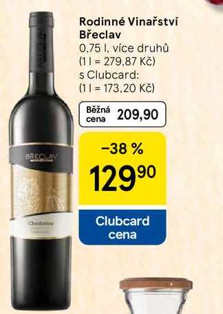 Rodinné Vinařství Břeclav, 0.75 l
