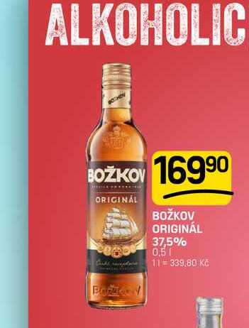 BOŽKOV ORIGINÁL 37,5% 0.5l