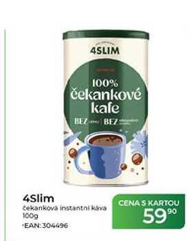 4SLIM 100% čekanková instantní káva 100g