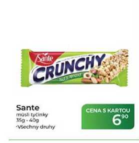 Sante müsli tyčinky 35g-40g
