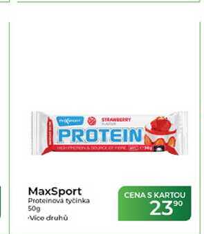 MaxSport Proteinová tyčinka 50g
