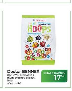 Doctor BENNER BAREVNÉ KROUŽKY s multi-ovocnou příchutí 150g