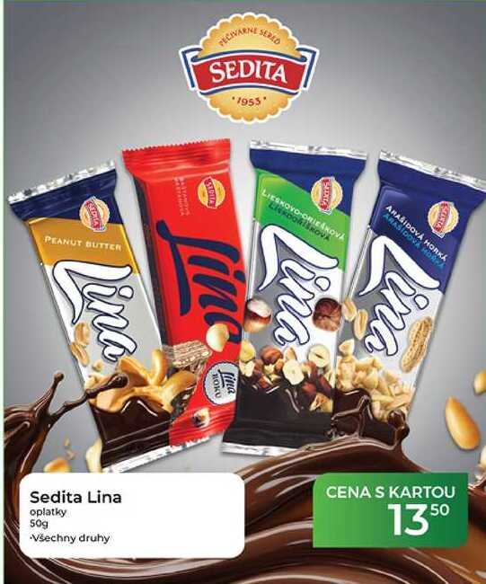 Sedita Lina oplatky 50g