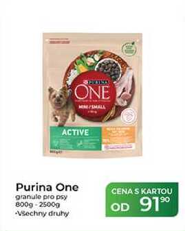 Purina One granule pro psy 800g-2500g