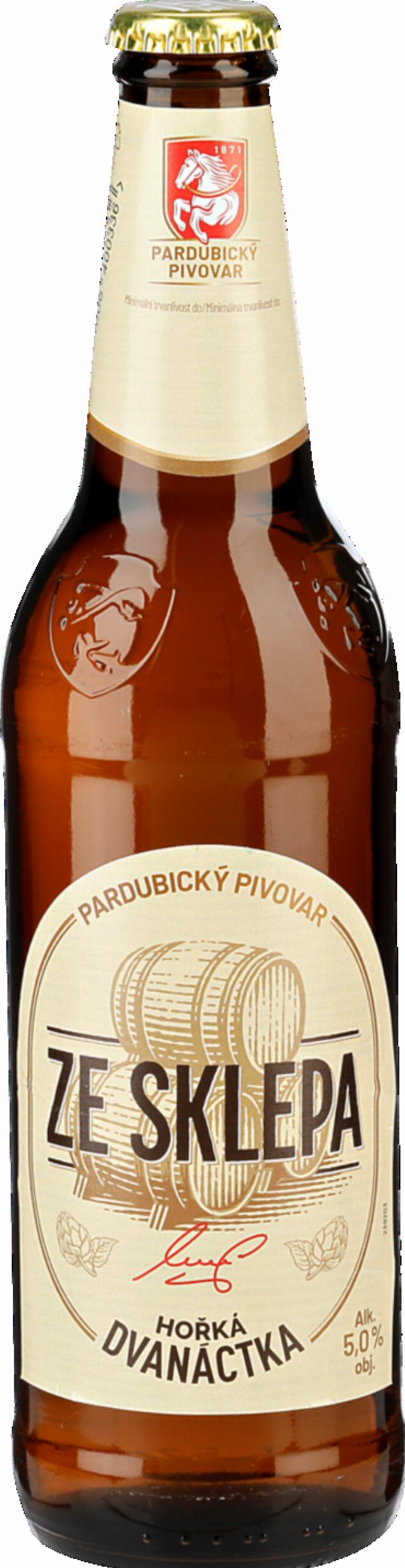 Pernštejn Hořká 12 ze sklepa světlý ležák