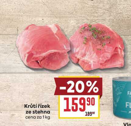 Krůtí řízek ze stehna cena za 1kg