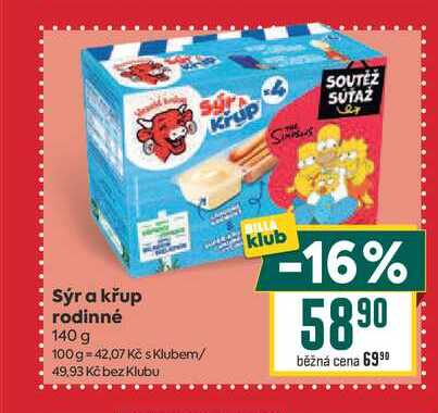 Sýr a křup rodinné 140 g
