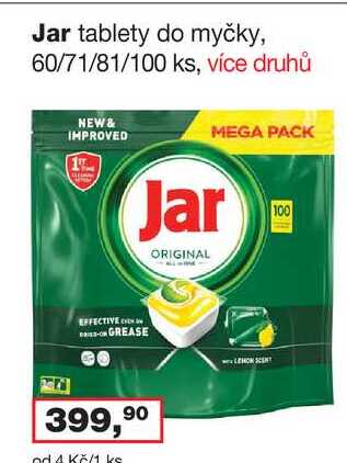 Jar 60/71/81/100 ks