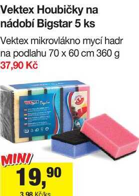 Vektex Houbičky na nádobí Bigstar 5 ks
