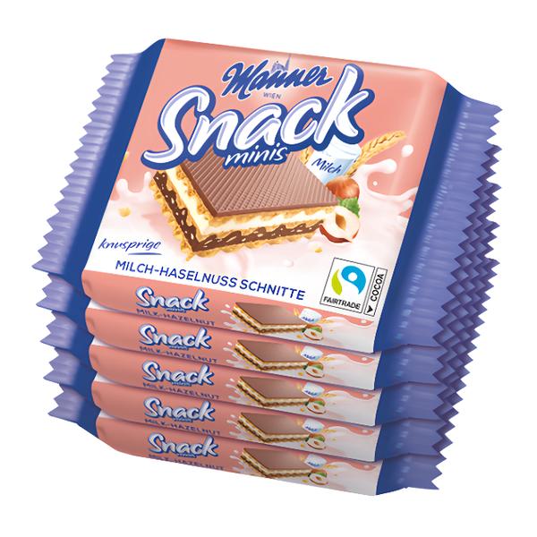 Manner Křupavé oplatky s mléčno-ořechovou náplní 5x25g