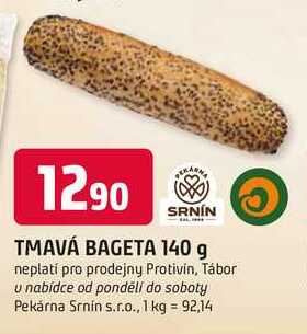TMAVÁ BAGETA 140 g